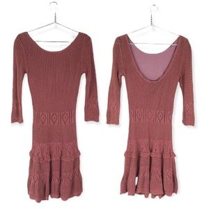 Y2K Fairy Crochet Midi Dress